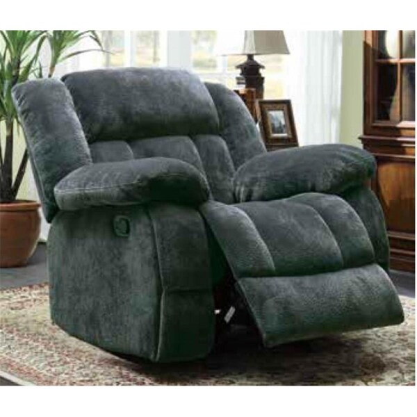 Home Elegance Laurelton Glider Reclining Chair In Chocolate - 9636CC-1