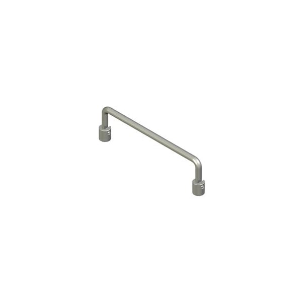 Southco Handle, 128mm 5.04 in Hole Centers, Internal Thread, 8-32 Thread Aluminum Alloy, Anodized - P9-128-40-08N-11-3