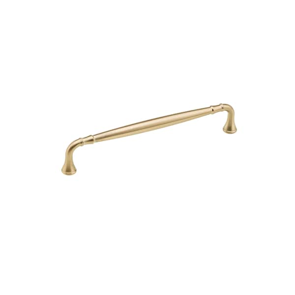 Richelieu 7 9/16 in (192 mm) Center-to-Center Champagne Bronze Traditional Drawer Pull - BP790192CHBRZ