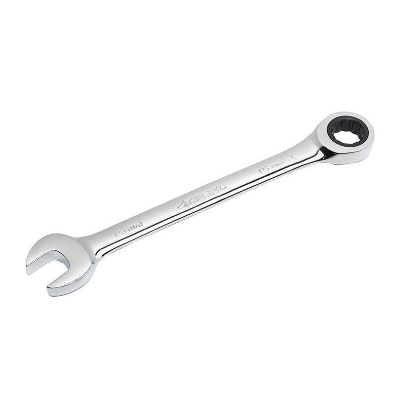 Husky 15 mm 12-Point Metric Ratcheting Combination Wrench - HRW15MM