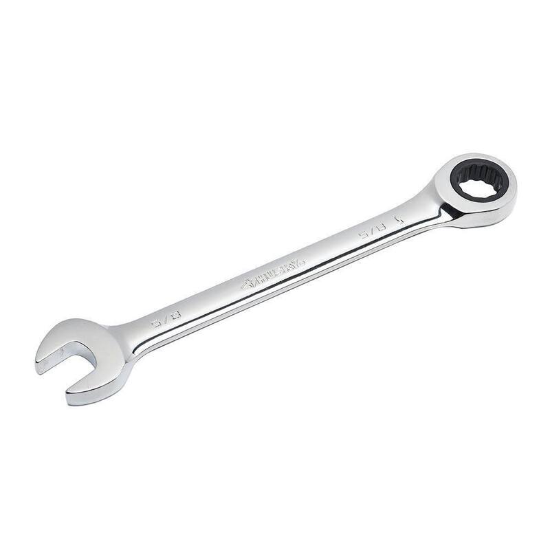 Husky 5/8 in. 12-Point SAE Ratcheting Combination Wrench - HRW58