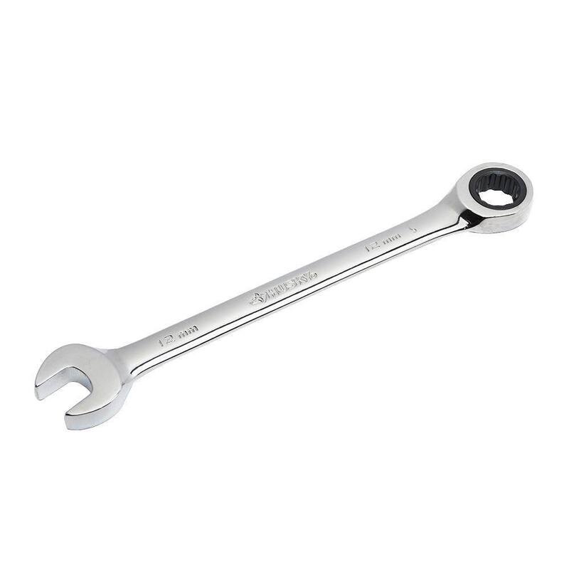Husky 12 mm 12-Point Metric Ratcheting Combination Wrench - HRW12MM