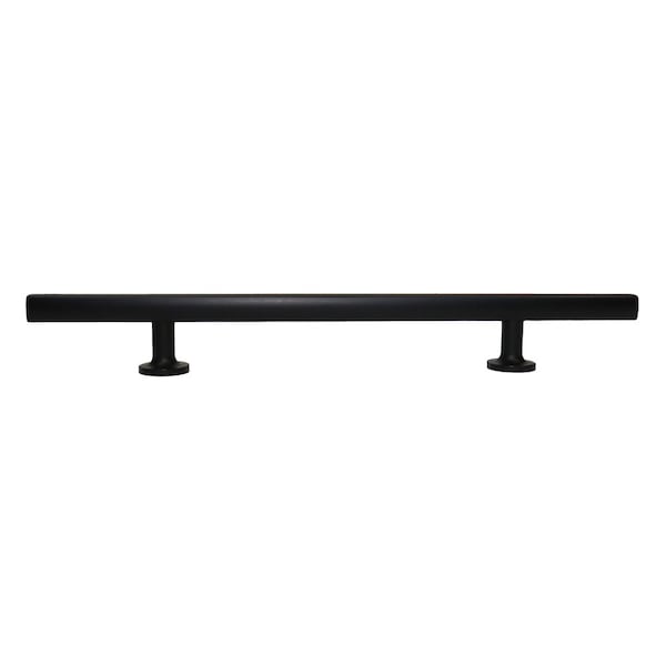 Emtek Freestone Extended Cabinet Pull with 6 in Center to Center Flat Black Finish - 86683US19