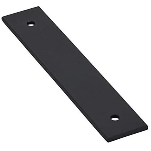 Patioplus 4 in. Center to Center Back Plate for Pulls, Flat Black - PA2063895