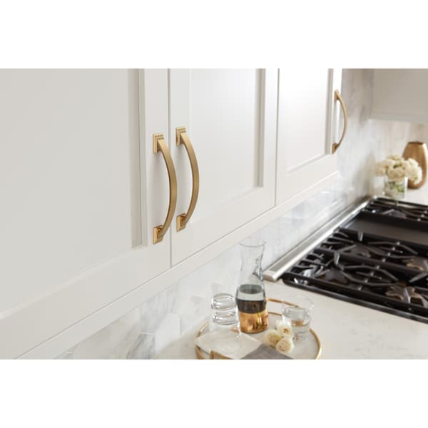 Amerock Candler 5-1/16 inch 128mm Center-to-Center Champagne Bronze Cabinet Pull - BP29363CZ