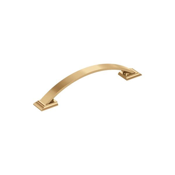 Amerock Candler 5-1/16 inch 128mm Center-to-Center Champagne Bronze Cabinet Pull - BP29363CZ