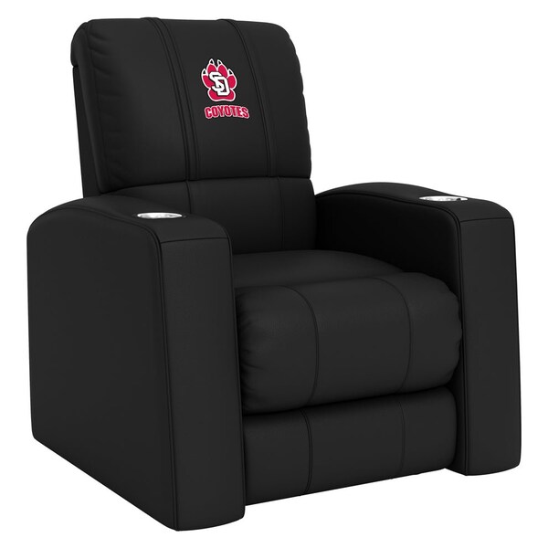 Dreamseat Relax Recliner with South Dakota Paw Logo - XZ53900CDHTBK-PSCOL13097