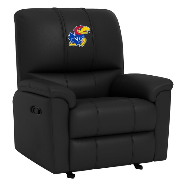 Dreamseat Rocker Recliner with Kansas Jayhawks Logo - XZ52031CDRRBLK-PSCOL13195