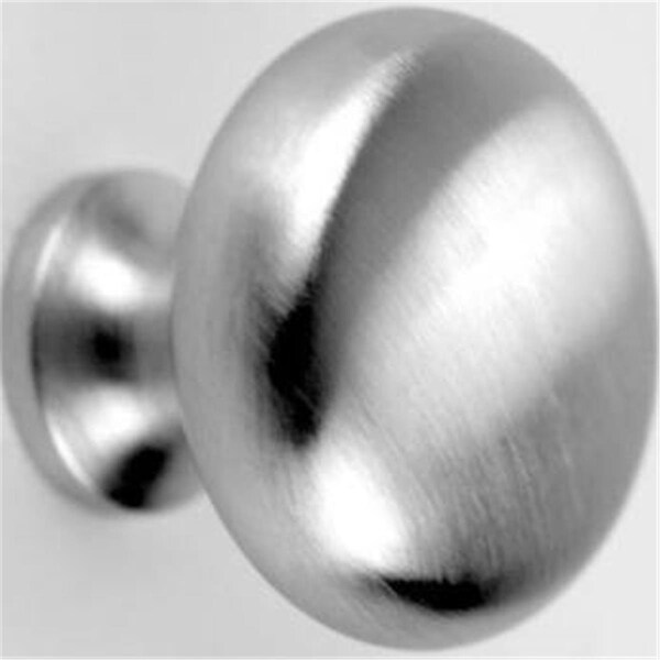 Heat Wave 56-626 1.5 in. Brushed Chrome Mushroom Cabinet Door Pull - HE2940073