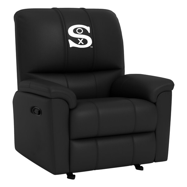 Dreamseat Rocker Recliner with Chicago White Sox Cooperstown Primary - XZ52031CDRRBLK-PSCOOP0135