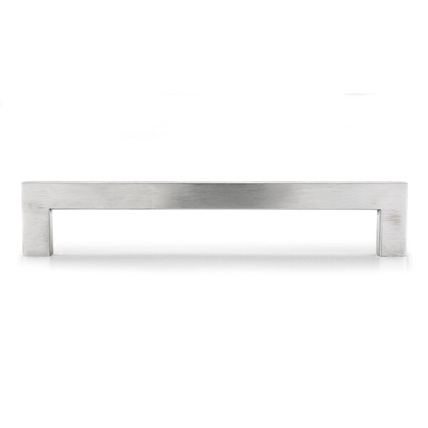 Richelieu 7-9/16 in. (192 mm) Center-to-Center Stainless Steel Contemporary Drawer Pull - BP604192170