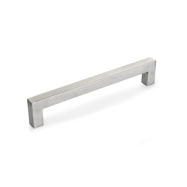 Richelieu 7-9/16 in. (192 mm) Center-to-Center Stainless Steel Contemporary Drawer Pull - BP604192170