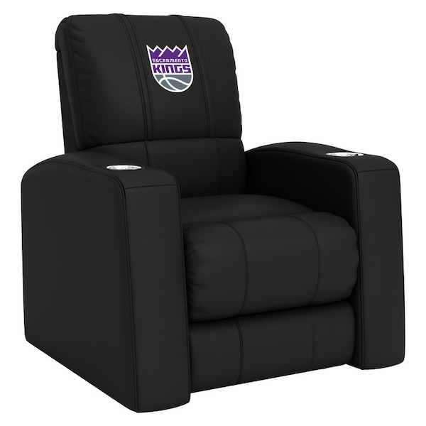 Dreamseat Home Theater Recliner with Sacramento Kings Primary Logo - XZ418301RHTCDBLK-PSNBA32041