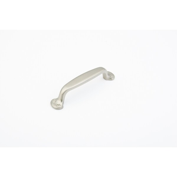 Schaub 4in Center to Center Country Cabinet Pull Satin Nickel Finish - 742-15