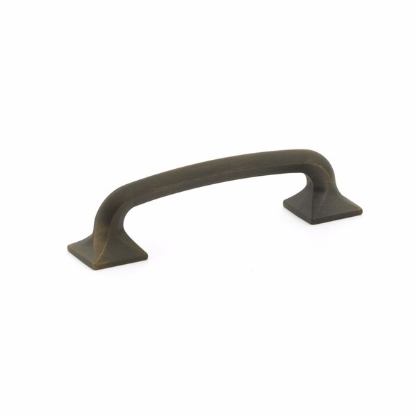 Schaub 4in Center to Center Northport Cabinet Pull Ancient Bronze Finish - 206-ABZ