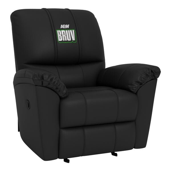 Dreamseat Rocker Recliner with AEW Will Osprey Bruv Logo - XZ52031CDRRBLK-PSAEW0011