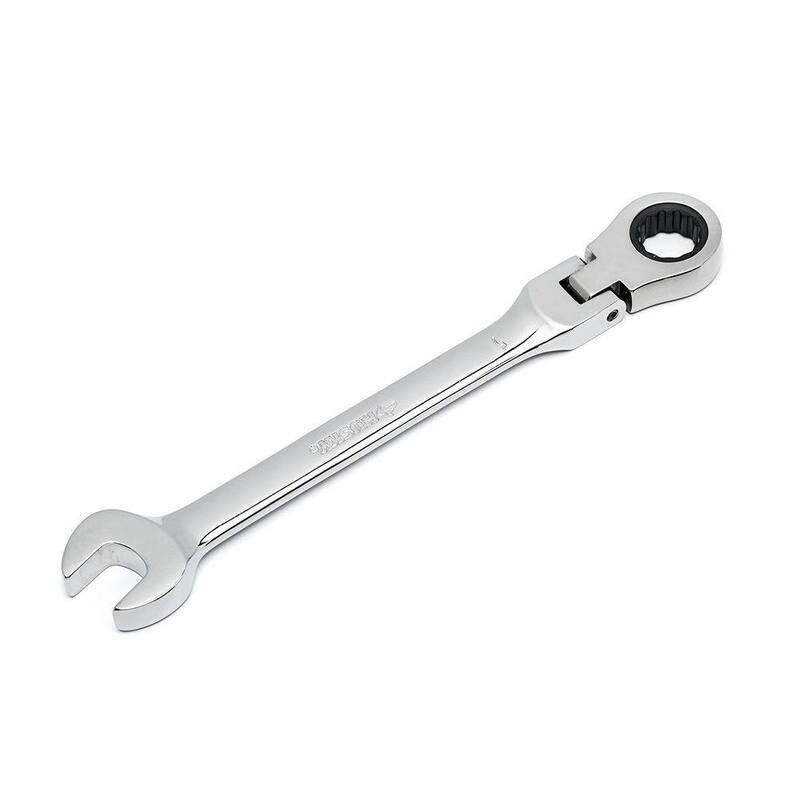 Husky 14 mm Flex Head Ratcheting Combination Wrench - HFRW14MM