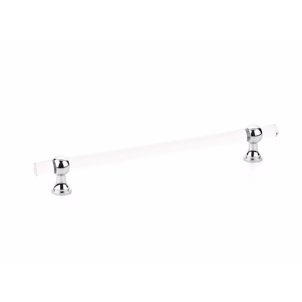 Schaub 8in Center to Center Lumiere Transitional Cabinet Pull Polished Chrome Finish - 418-26