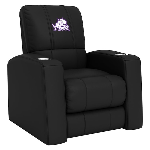 Dreamseat Home Theater Recliner with TCU Horned Frogs Secondary - XZ418301RHTCDBLK-PSCOL13806