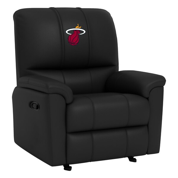 Dreamseat Rocker Recliner Miami Heat Logo - XZ52031CDRRBLK-PSNBA31044