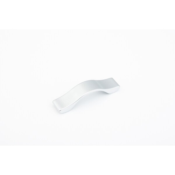 Schaub 64mm Center to Center Wave Cabinet Pull Matte Chrome Finish - 244-064-M26