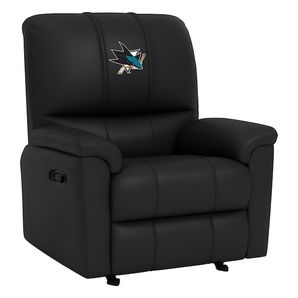 Dreamseat Rocker Recliner with San Jose Sharks Logo - XZ52031CDRRBLK-PSNHL42040
