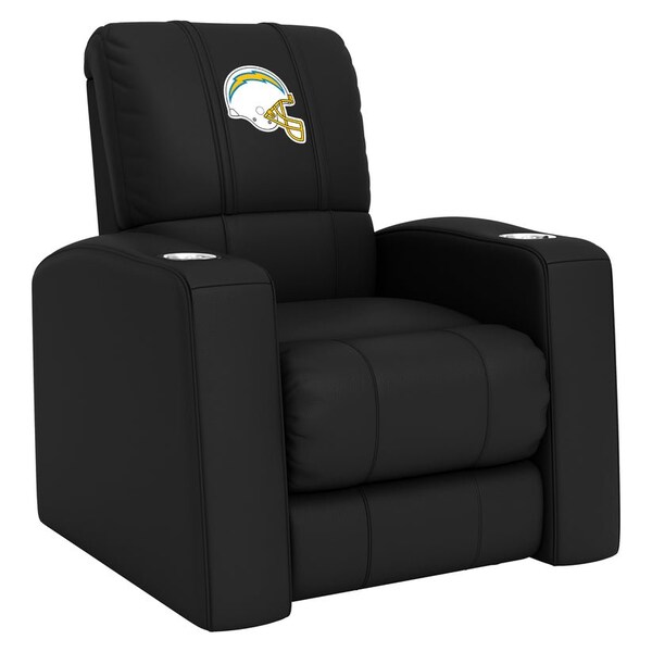 Dreamseat Home Theater Recliner with  Los Angeles Chargers Helmet Logo - XZ418301RHTCDBLK-PSNFL20077