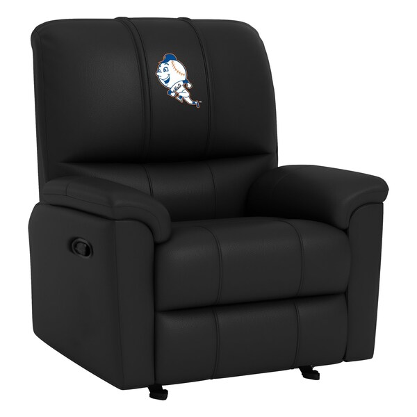 Dreamseat Rocker Recliner with New York Mets Cooperstown Primary - XZ52031CDRRBLK-PSCOOP0060