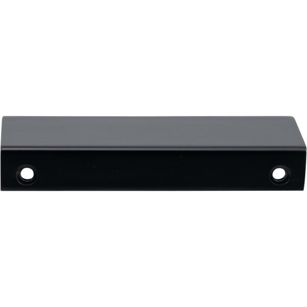 Designperfect 3-3/4'' Center-to-Center Tab Pull, Matte/Flat Black - DPA-F423BLK