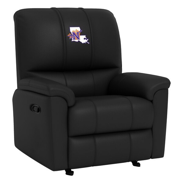Dreamseat Rocker Recliner with Northwestern State Demons Logo - XZ52031CDRRBLK-PSCOL13665
