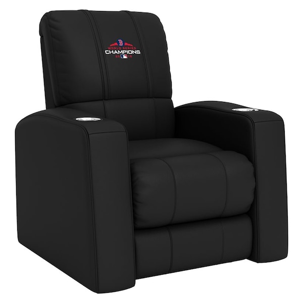 Dreamseat Relax Recliner with Boston Red Sox 2018 Champions Logo - XZ418301RHTCDBLK-PSMLB20034