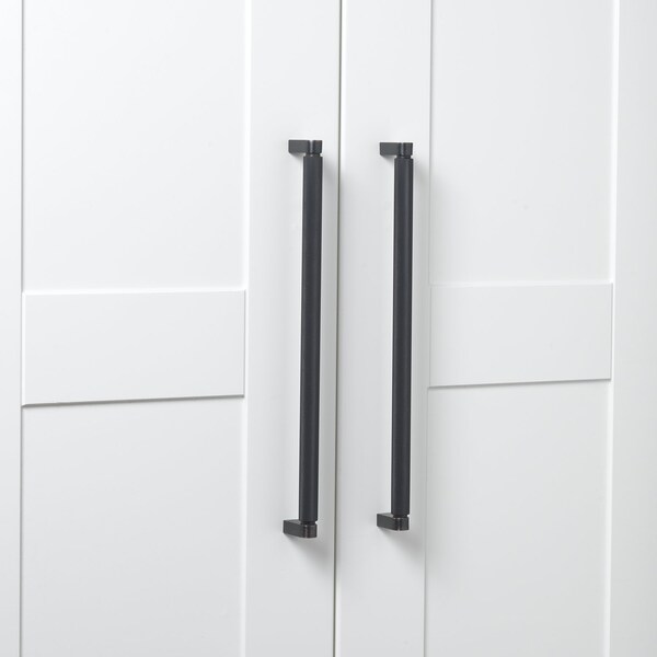 Gliderite Hardware 12-5/8 in. Center to Center Knurled Bar Pull Oil Rubbed Bronze, 25PK - 4788-320-ORB-25