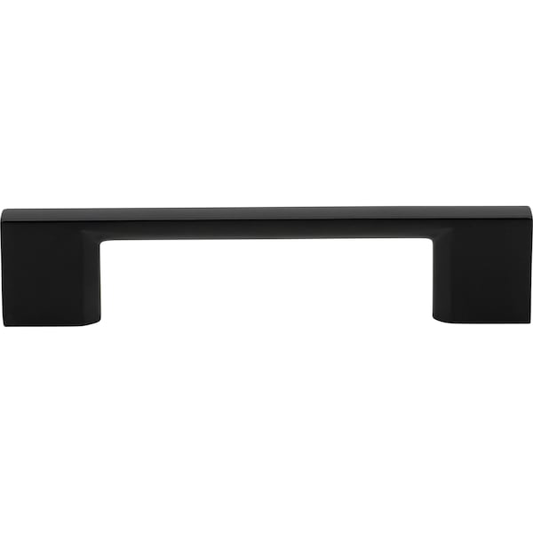 Designperfect 3-3/4'' Center-to-Center Square Cabinet Pull, Matte/Flat Black, 10PK - DPA10S793BLK