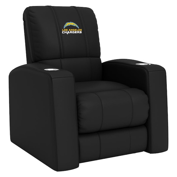 Dreamseat Home Theater Recliner with  Los Angeles Chargers Secondary Logo - XZ418301RHTCDBLK-PSNFL20076