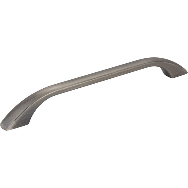Jeffrey Alexander 192 mm Center-to-Center Brushed Pewter Square Sonoma Cabinet Pull - 4192BNBDL