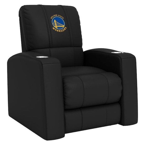 Dreamseat Home Theater Recliner with Golden State Warriors Global Logo - XZ418301RHTCDBLK-PSNBA30087