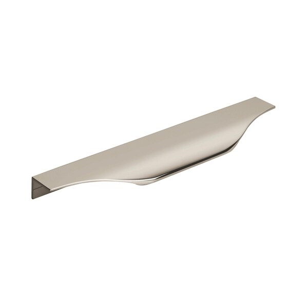 Amerock Aloft 6-9/16 in 167 mm Center-to-Center Polished Nickel Cabinet Edge Pull - BP36745PN
