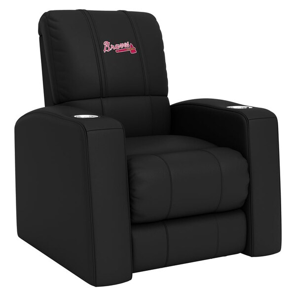 Dreamseat Relax Recliner with Atlanta Braves Logo - XZ418301RHTCDBLK-PSMLB20010