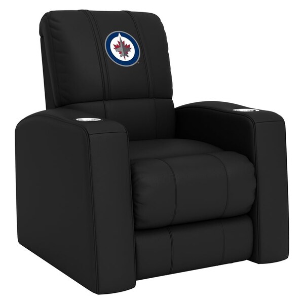 Dreamseat Home Theater Recliner with Winnipeg Jets Logo - XZ418301RHTCDBLK-PSNHL43010