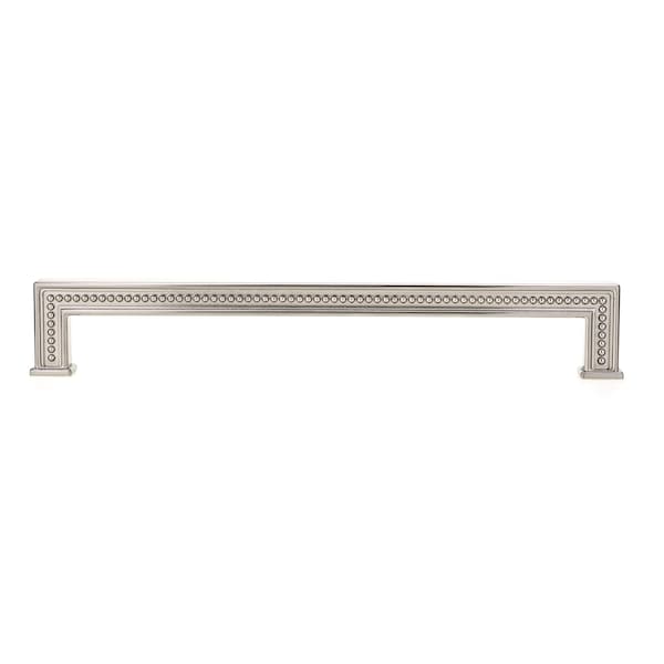 Richelieu 12-5/8 in. (320 mm) Center-to-Center Brushed Nickel Transitional Drawer Pull - BP8795320195