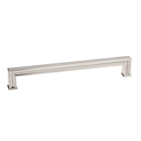 Richelieu 12-5/8 in. (320 mm) Center-to-Center Brushed Nickel Transitional Drawer Pull - BP8795320195