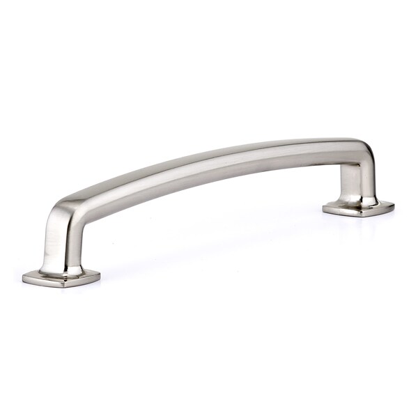 Richelieu 6-5/16 in. (160 mm) Center-to-Center Brushed Nickel Transitional Drawer Pull - BP863160195