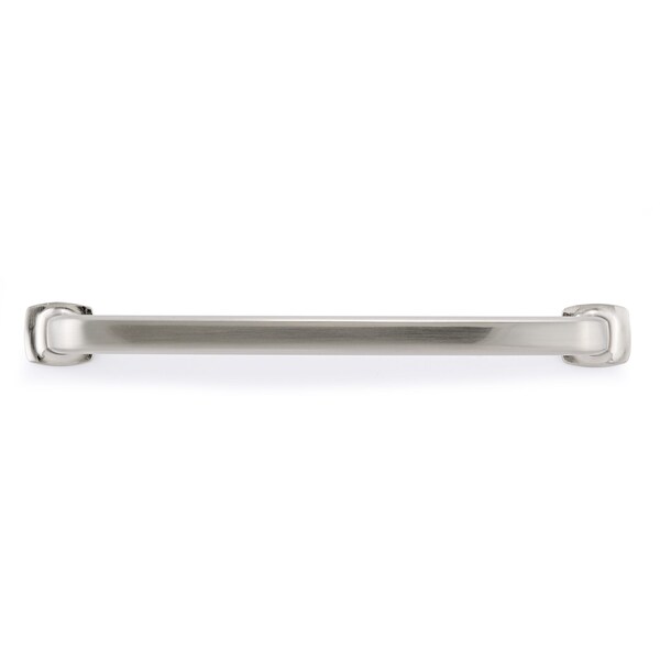 Richelieu 6-5/16 in. (160 mm) Center-to-Center Brushed Nickel Transitional Drawer Pull - BP863160195