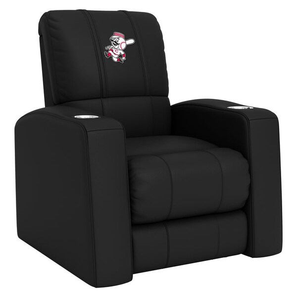 Dreamseat Relax Recliner with Cincinnati Reds Secondary Logo - XZ418301RHTCDBLK-PSMLB20061