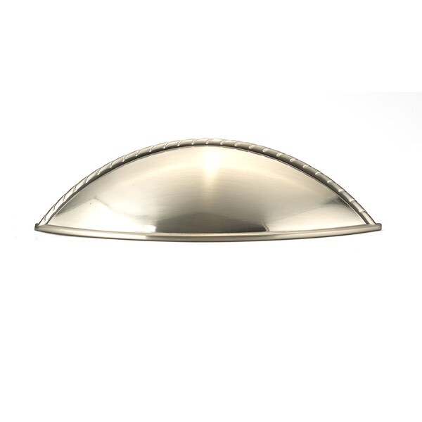 Richelieu 3-3/4 in. (96 mm) Center-to-Center Brushed Nickel Traditional Drawer Pull - BP80237195