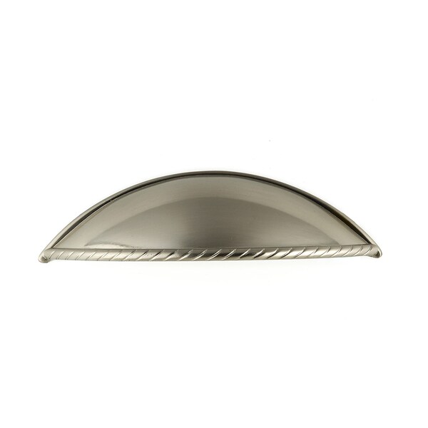 Richelieu 3-3/4 in. (96 mm) Center-to-Center Brushed Nickel Traditional Drawer Pull - BP80237195