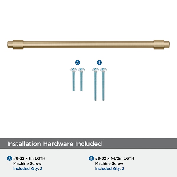 Amerock Destine 7-9/16 inch 192mm Center-to-Center Golden Champagne Cabinet Pull - BP36901BBZ