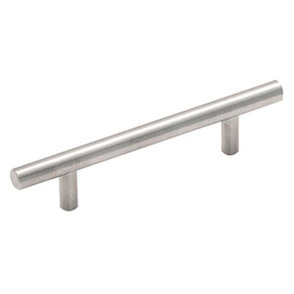 Hd A19010 SS Amerock Stainless Steel 3 in. Bar Pull; Stainless Steel - A19010 SS