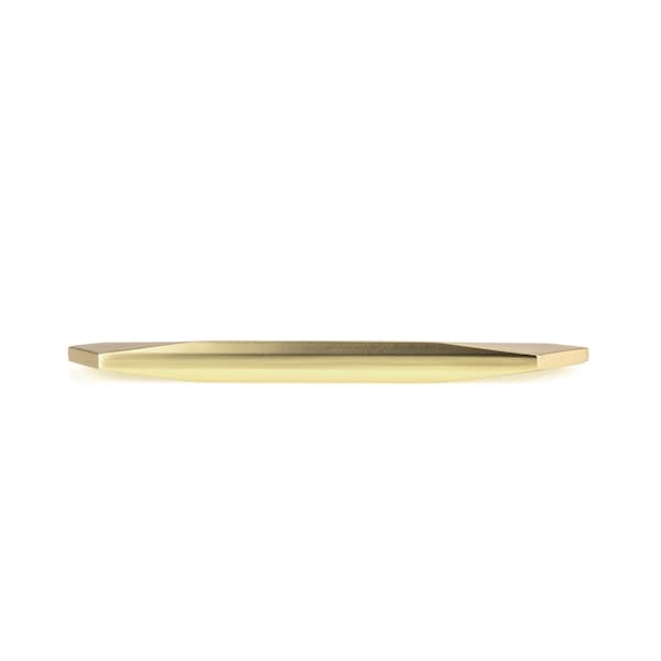 Richelieu 6 5/16 in (160 mm) Center-to-Center Brushed Gold Contemporary Cabinet Pull - BP9256160165