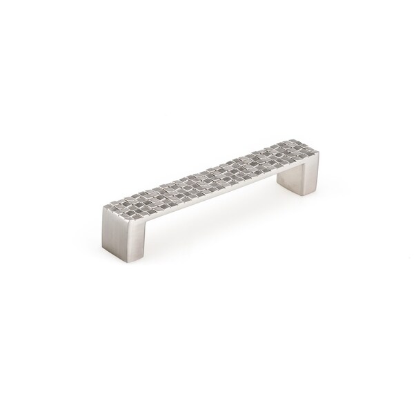 Richelieu 5 1/16 in (128 mm) Center-to-Center Brushed Nickel Contemporary Drawer Pull - BP6227128195